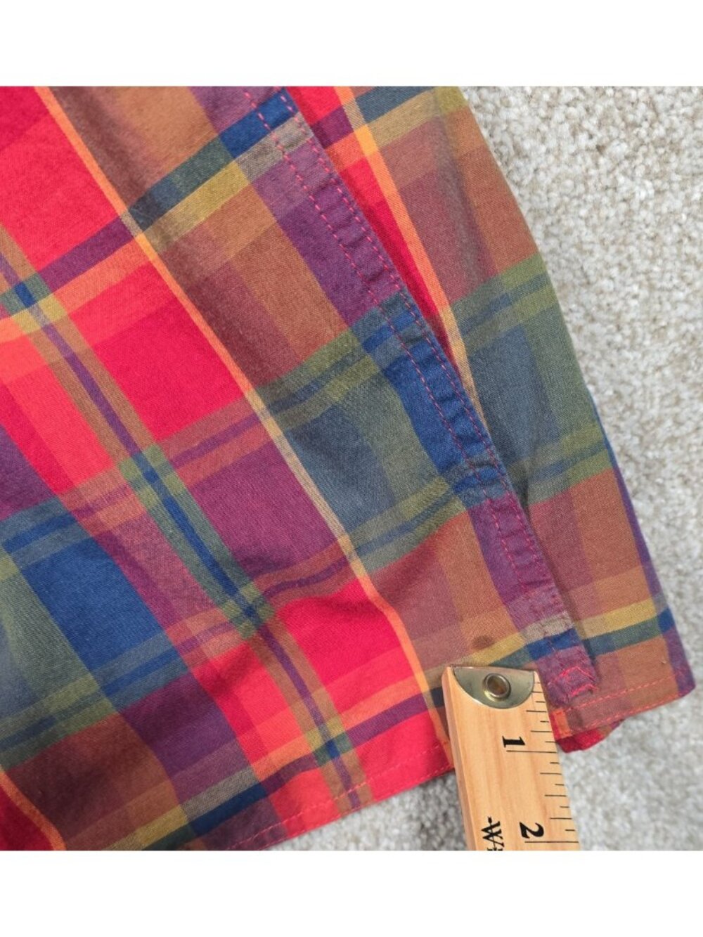 Liz Sport Vtg 2 Piece Dress Set Tartan Plaid Wrap Skirt & Shirt Academia Women M - Picture 16 of 16